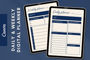 Digital Weekly And Daily Planner