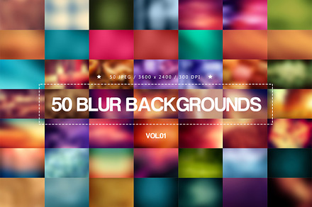 50 Blur Backgrounds _ Vol.01