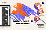 Procreate Basic Chalk Brushes, a Brush Add-On by Spasibenko Art (Thumbnail 1 of 6)