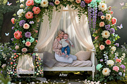 41 Flower Arch Digital Backdrops, a Background Graphic by 3Motional (Thumbnail 6 of 8)