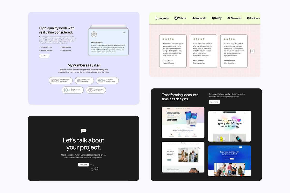 Meeko - Creative Portfolio Template, a Landing Page Template by elemis (Photo 2 of 2)