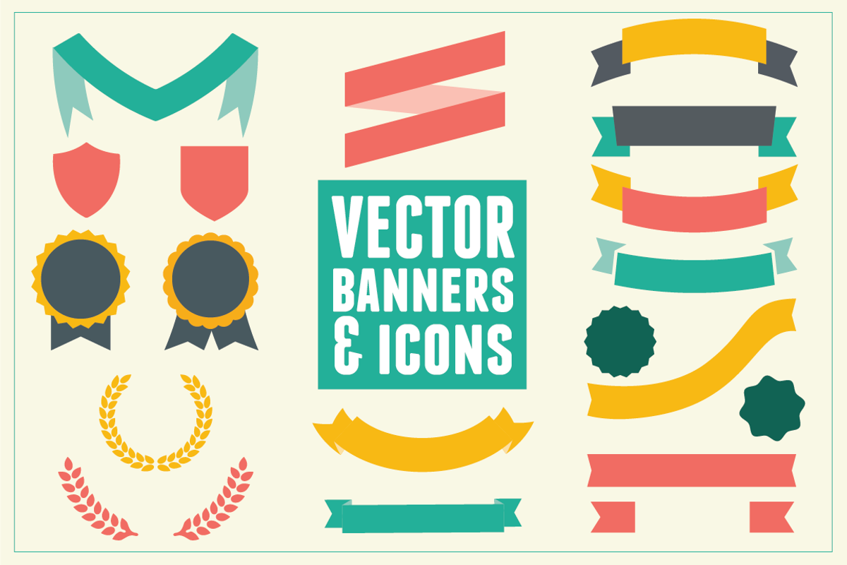 Vector Banners, an Icon by Kelly Fisher Designs