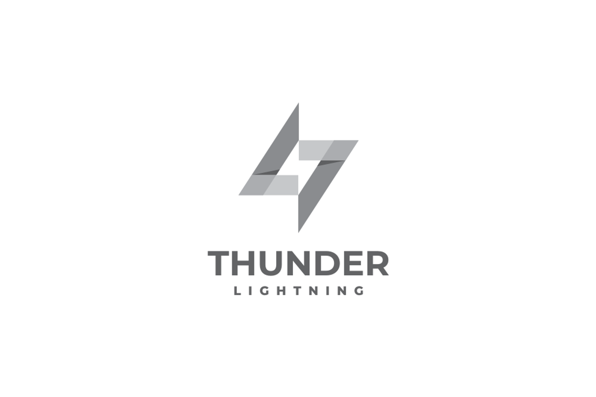 Thunder Logo Template, a Branding & Logo Template by yopie