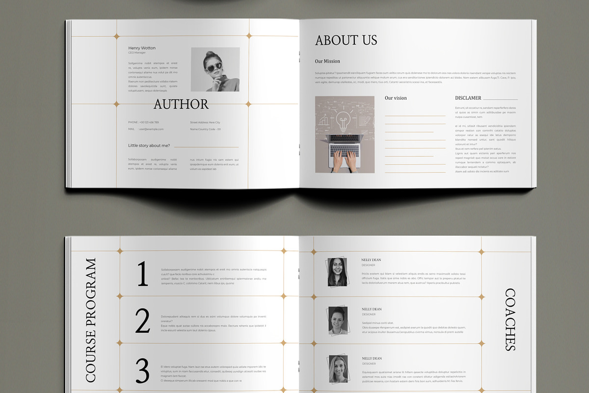 Modern Course Workbook Layout