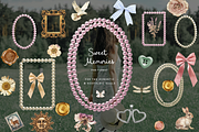 Vintage collage scrapbook lace bows, an Object Graphic by Grace Noboa Illustrations (Thumbnail 8 of 15)