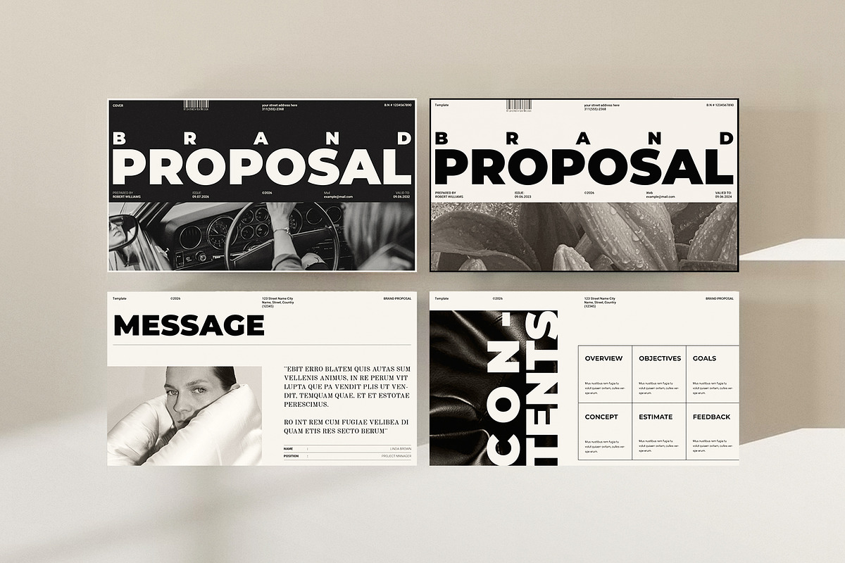 Brand Proposal Presentation Template, a Presentation Template by ArtisanaAura (Photo 10 of 14)