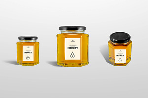 Honey - Jar mockup
