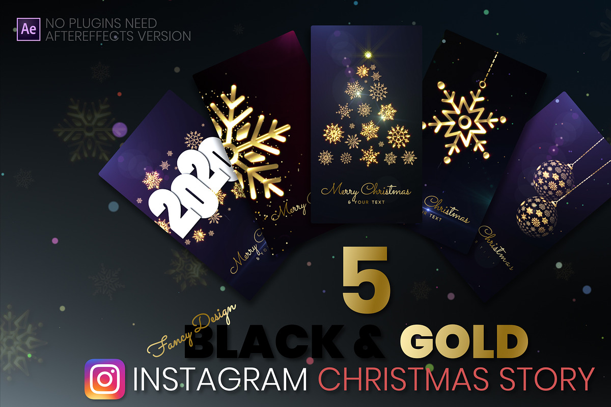 Christmas Instagram Story, a Card Template by Bikomart (Photo 2 of 2)