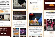 Allegro Art School - School Website, a Landing Page Template by twinstd (Thumbnail 3 of 4)