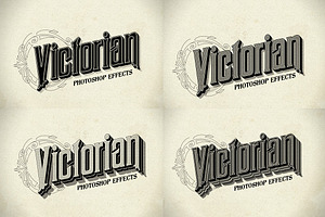 Photoshop Victorian Styles