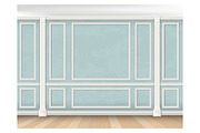 The wall of classic interior. Vector, a Decorative Illustration by belander (Thumbnail 7 of 7)
