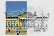 Pencil Sketch Art Photoshop Mockup, an Action Add-On by INTENTFX (Thumbnail 5 of 22)