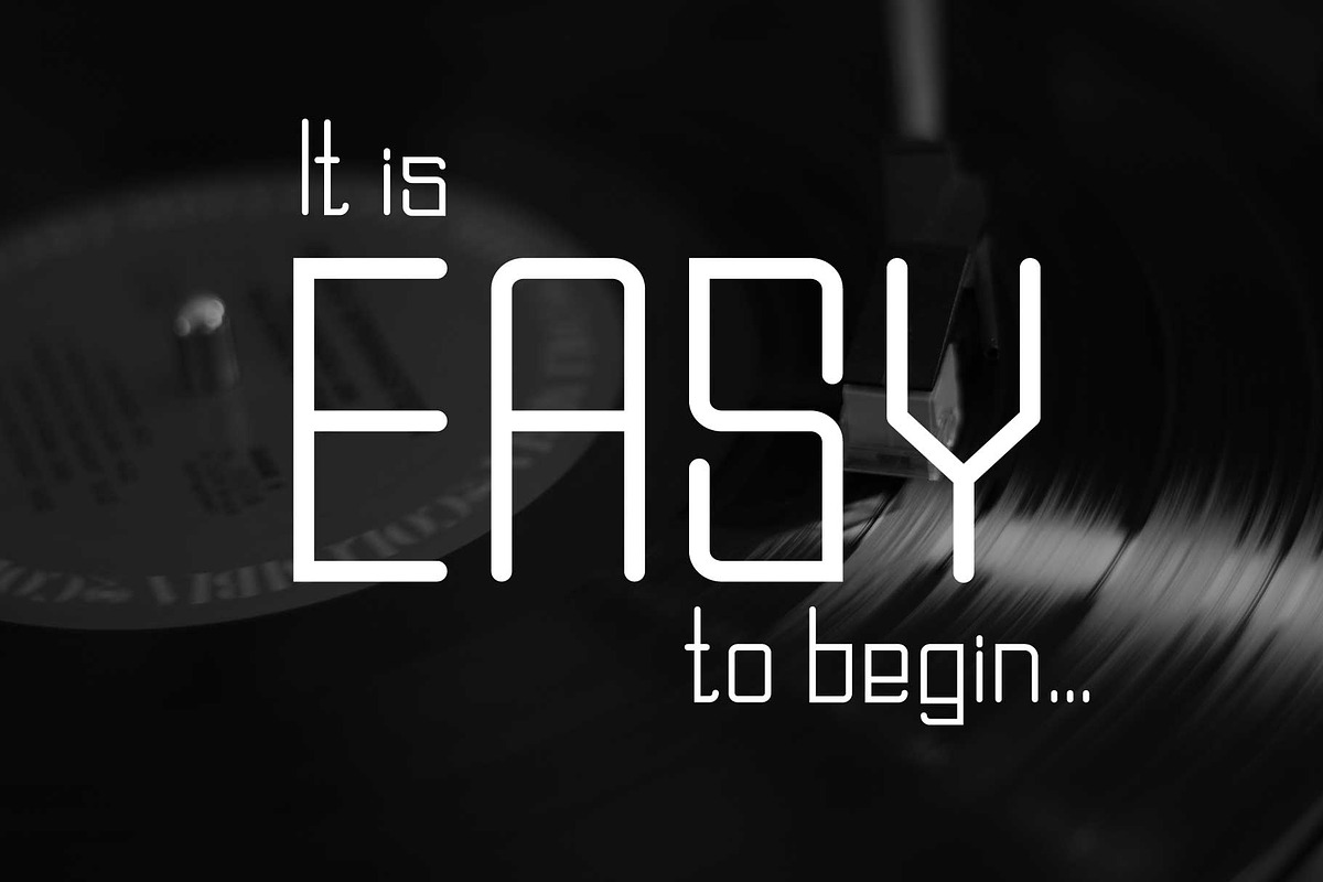 Domino font family preview 6