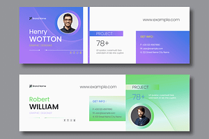 Modern Email Signature Template, an UI Kit Template by MightyDesign