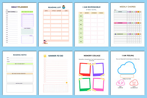 2025 Kids Planner Canva