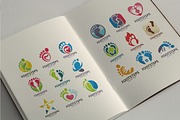 40 Premium Foot Logo Set, a Branding & Logo Template by SLAB! Design (Thumbnail 1 of 6)