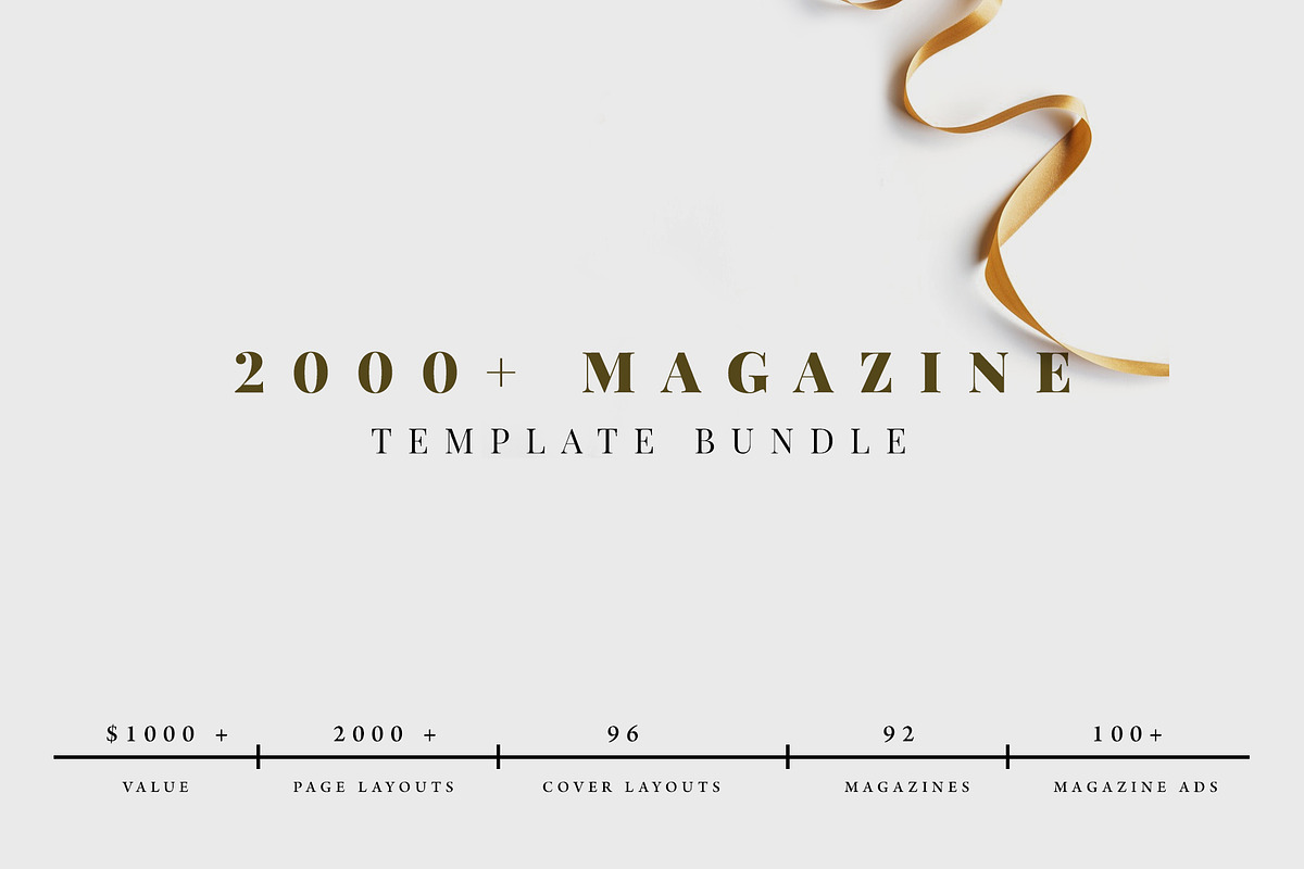 2000+ Magazine Bundle - 97% Off, a Magazine Template by pmvch (Photo 1 of 70)