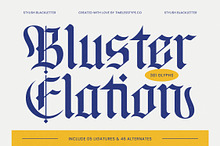 Bluster Elation Modern Blackletter