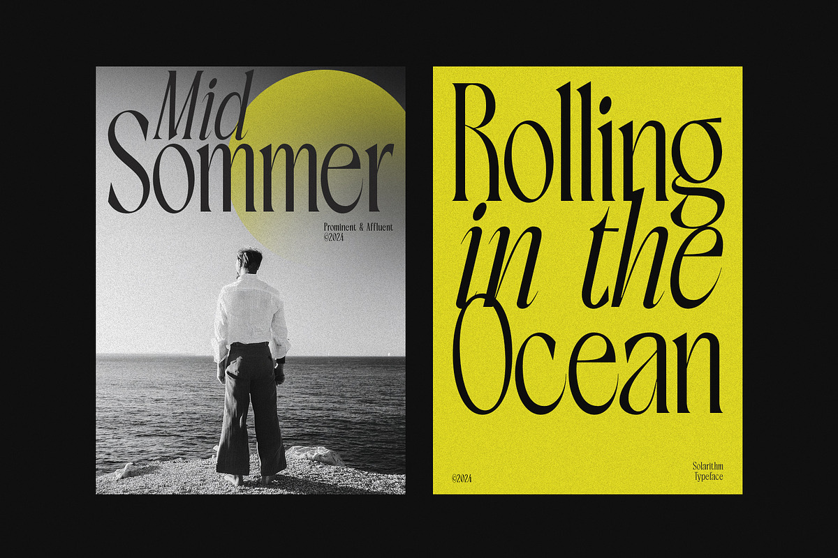 Solarithm - Retro Serif Typeface, a Serif Font by Prominent & Affluent (Photo 4 of 10)