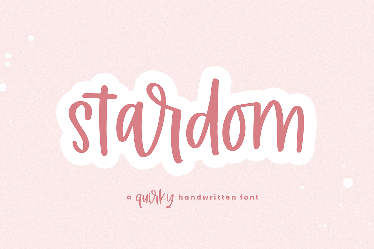Stardom | Handwritten Font
