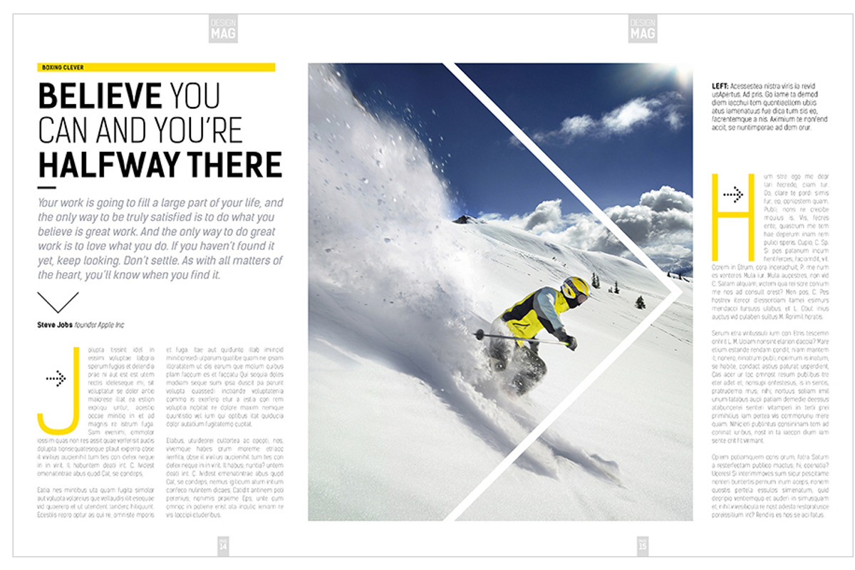 Magazine Template InDesign 08, a Magazine Template by Love Graphic Design (Photo 16 of 29)