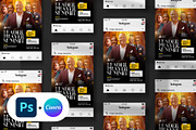 Prayer Church Flyer Portrait, a Social Media Template by Vintage Impressions (Thumbnail 4 of 6)