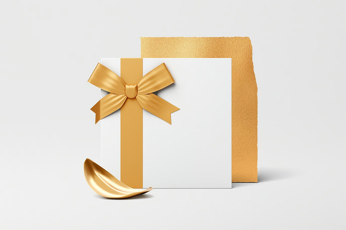 Gift Box Mockup, a Packaging Mockup by zpackcreative (Photo 2 of 4)