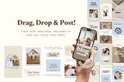 Nostalgic Branding Kit Canva, a Branding & Logo Template by Hell Yeah Designs (Thumbnail 12 of 19)