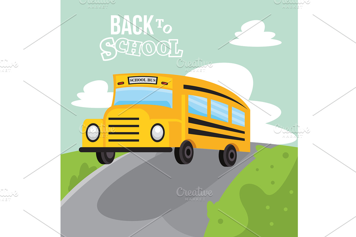 back to school lettering, an Education Illustration by studiogstock