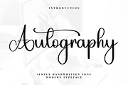 Autography, a Handwritten Font by InermediaSTUDIO (Thumbnail 1 of 7)