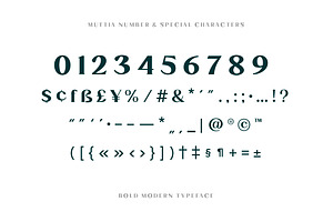 Muttia Display Typeface