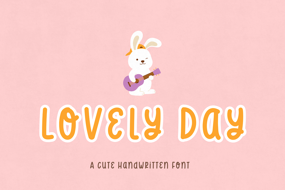 Lovely Day | Cute Handwritten Font, a Handwritten Font by EGAFontStudio (Photo 1 of 6)
