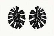 Leaf Earring Silhouette Bundle, an Object Graphic by Creativeshirt (Thumbnail 14 of 16)