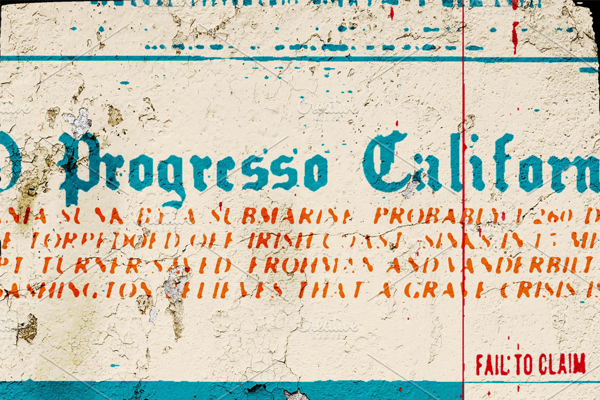 Typographic Stamp Brush Set, a Brush Add-On by Hard Paper Original (Photo 1 of 4)