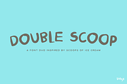 Double Scoop — A Font Duo, a Handwritten Font by Mix Fonts (Thumbnail 1 of 6)