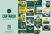 Car Wash Instagram Post Canva, a Social Media Template by Pixelpick (Thumbnail 1 of 5)