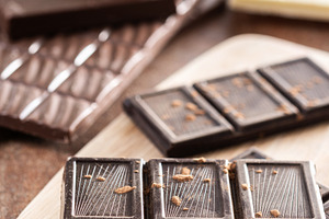 Assortment of white, milk and dark chocolate pieces, a Food & Drink Photo by etorres69