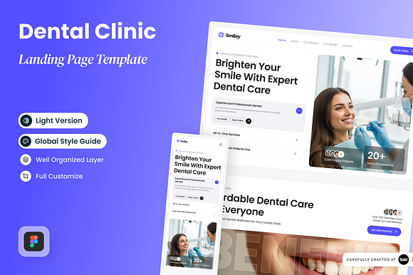 Smiley - Dental Clinic Landing Page preview 5