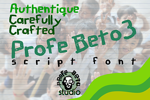 Profebeto3 Script Font