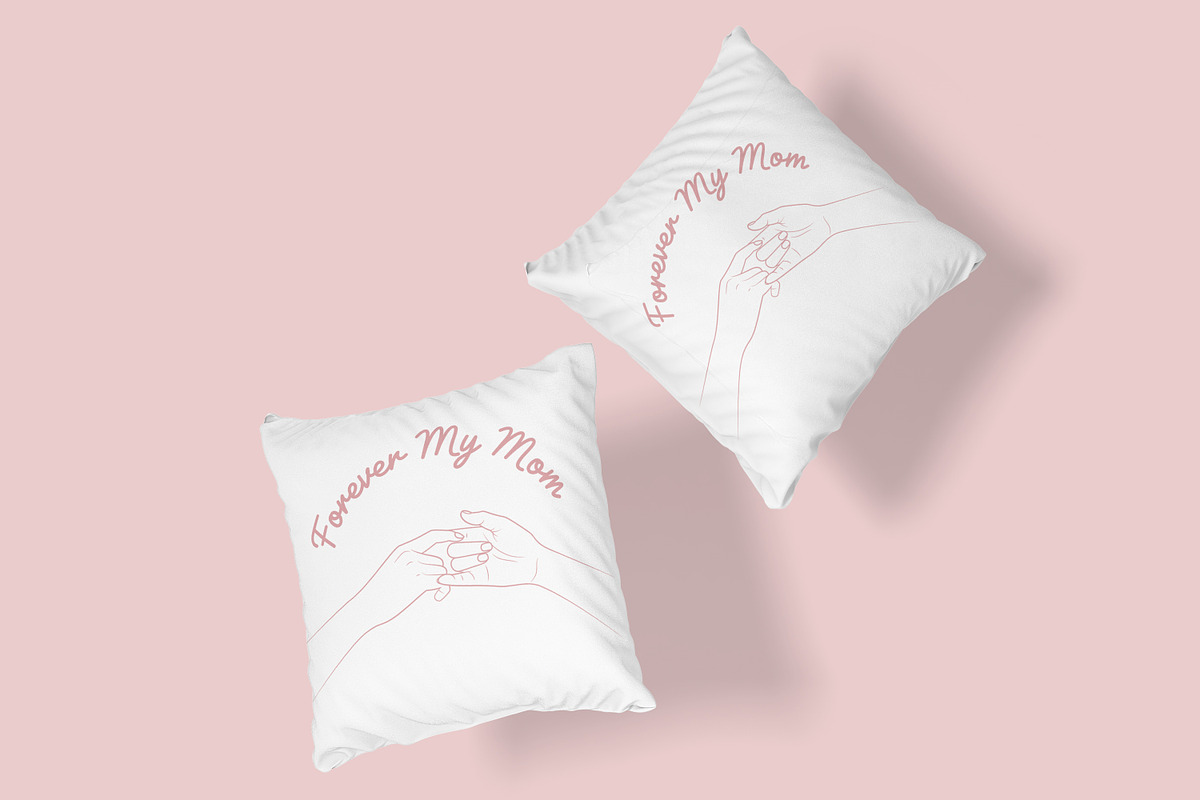 Forever My Mom T-Shirt Design svg, an Object Illustration by Ghagra (Photo 3 of 7)