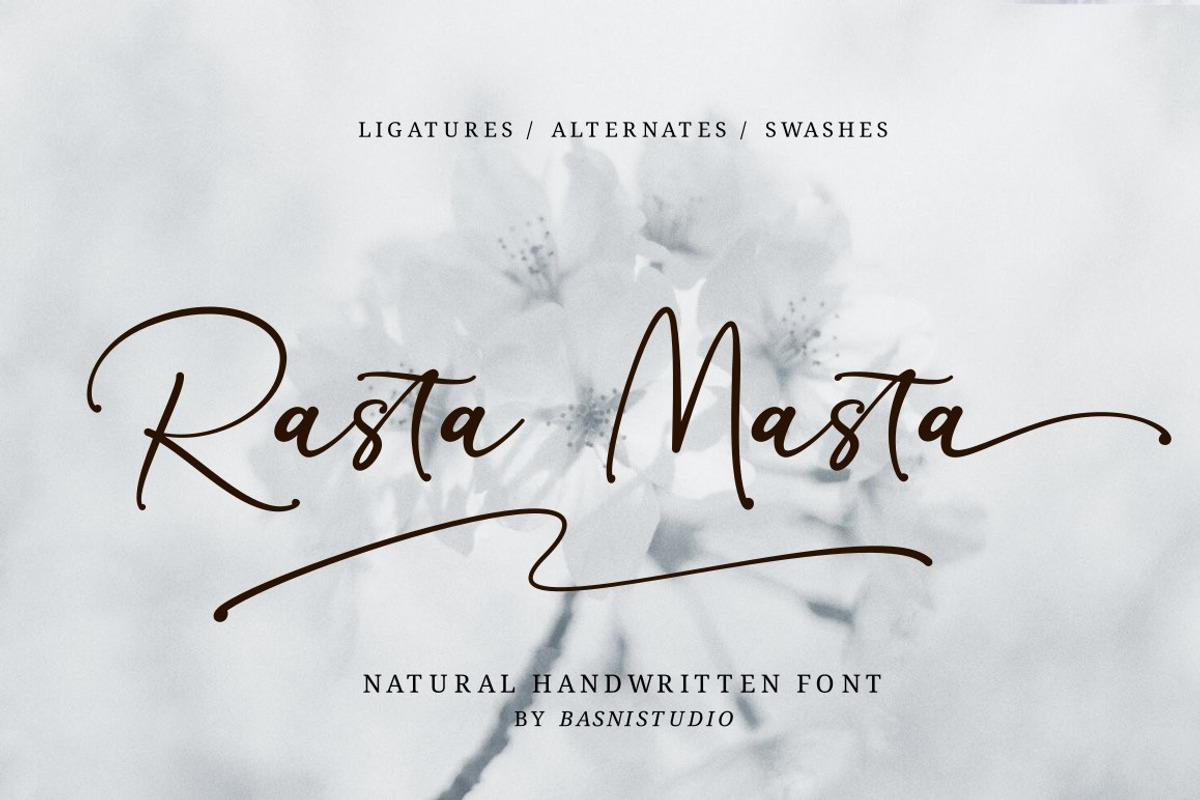 Romantic Handwriting Bundle, a Handwritten Font by Basnistudio (Photo 22 of 25)