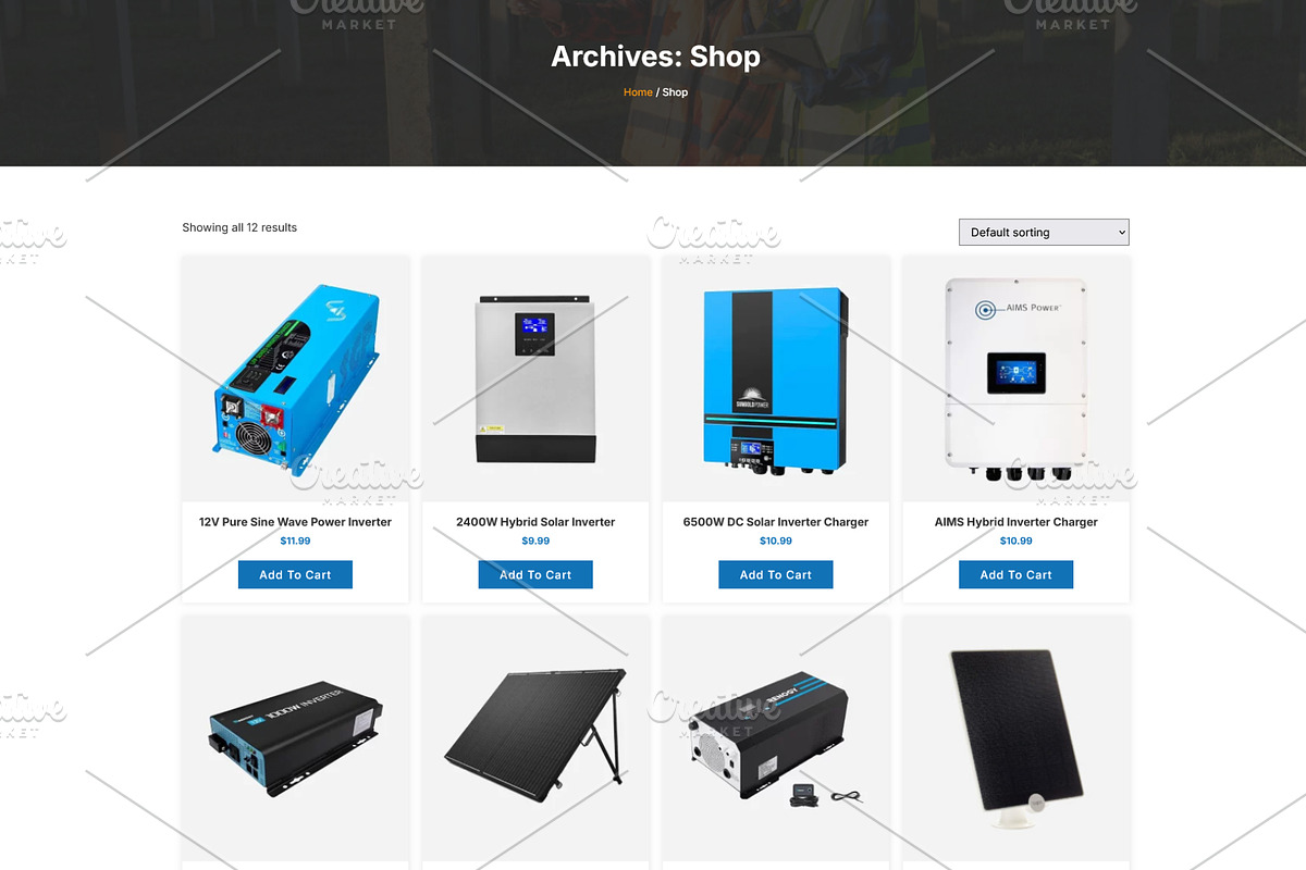 Solar Energy, Wind & Power Elementor, a WordPress Template by HasnainDEV (Photo 3 of 5)