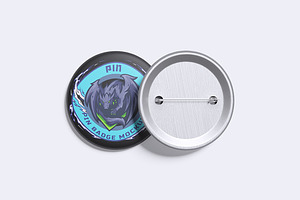 Plastic Badges Mockup