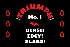 TRIUMPH Typeface