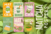 Matcha vector illustration Bundle, a Food Illustration by Luamor (Thumbnail 8 of 10)