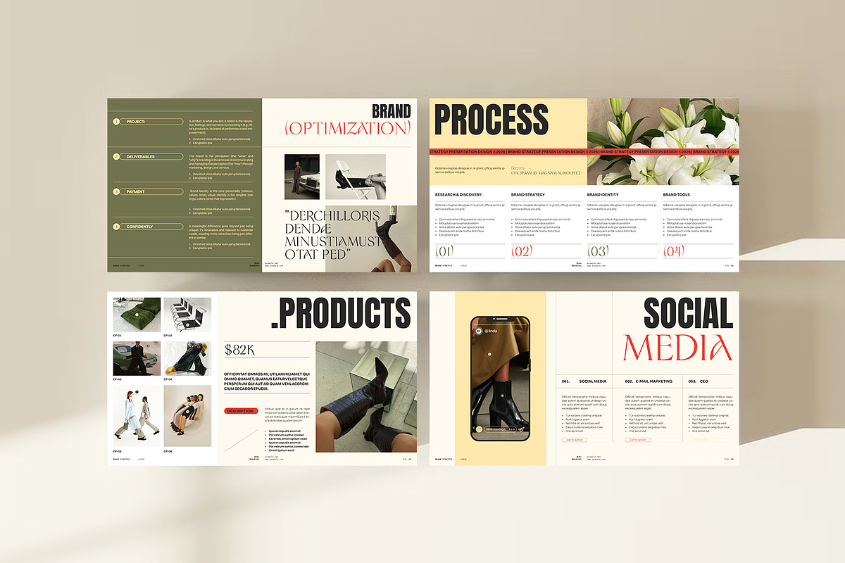 Brand Strategy Presentation Template, a Presentation Template by ArtisanaAura (Photo 13 of 15)