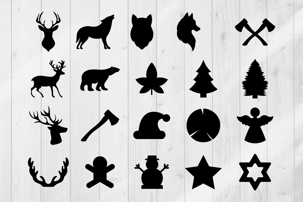 Lumberjack Clipart Laser Cut Designs, an Object Graphic by P.F. Creative Lab (Photo 5 of 5)