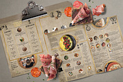Steampunk Cafe Food Menu, a Brochure Template by BlueRobinStudio (Thumbnail 5 of 5)
