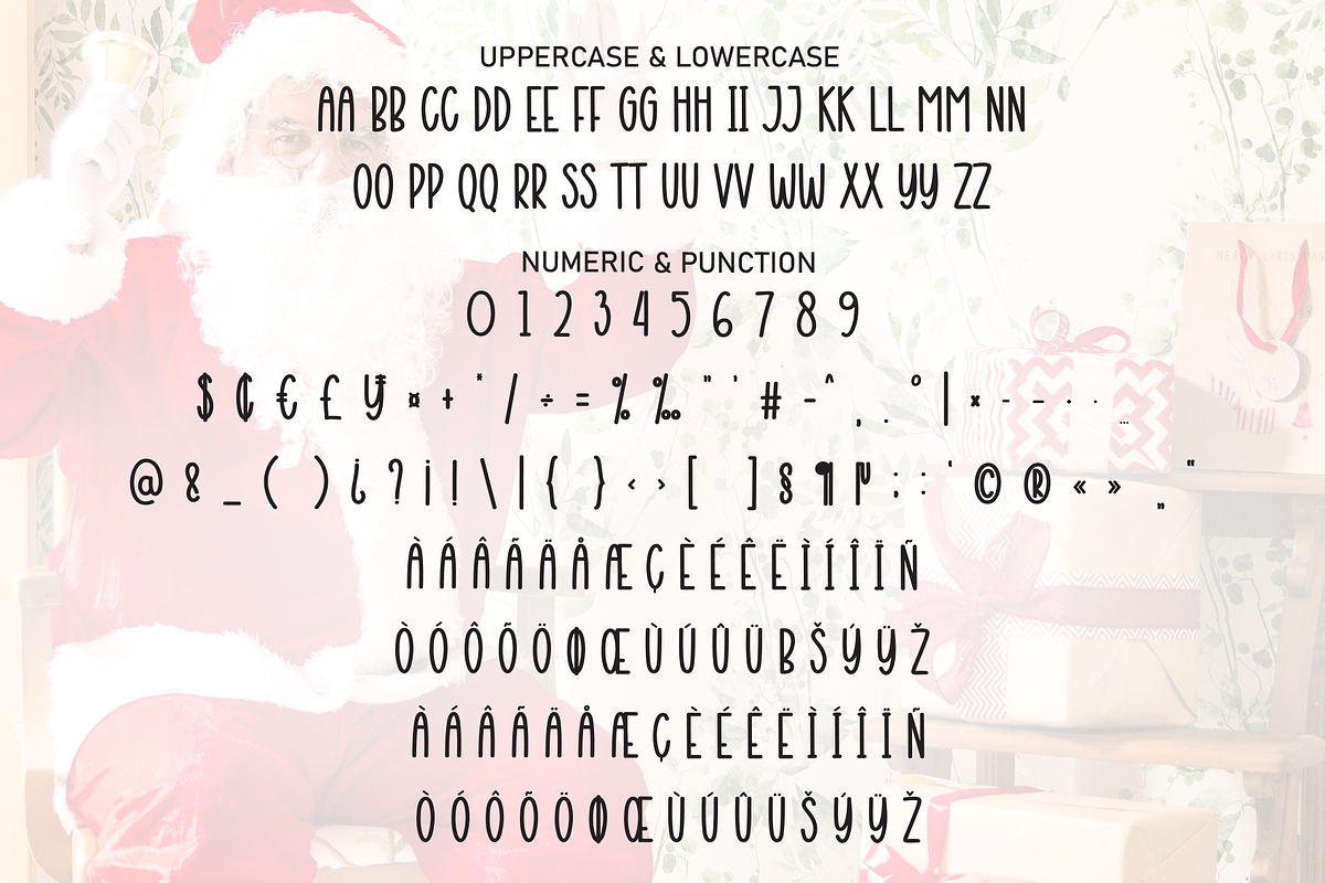 Santa Birthday | Script Font, a Script Font by Scratchones (Photo 7 of 8)