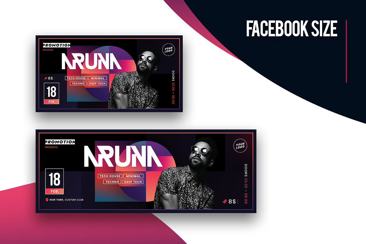 Minimal Party Flyer Template, a Flyer Template by Grand Design (Photo 3 of 4)